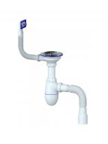 Сифон для мойки, 3" 1/2, 40х40/50, полипропилен, Unicorn, В425