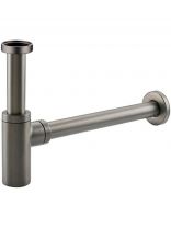 Сифон для раковины, 1 1/4", оружейная сталь, Frap, F82-9