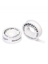 Лента ФУМ для воды, 12 м, 12х0.1 мм, малая, профессиональная, белая, ProFactor, PF FE 532