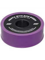 Лента ФУМ для воды, 15 м, 19х0.25 мм,большая, профессиональная, белая, MasterProf, индивидуальная упаковка, ИС.131432