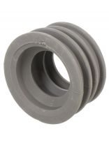 Манжета 50х40 мм, ТЭП, серая, СантехКреп, 40.05.15
