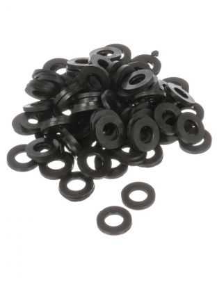 Прокладка уплотнительная 100 шт, 1/2'', резина, СантехКреп, 2.8.2.Ф