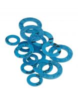 Прокладка уплотнительная 15 шт, 1", 1/2", 3/4", безасбестовый паронит, MasterProf, ИС.131714