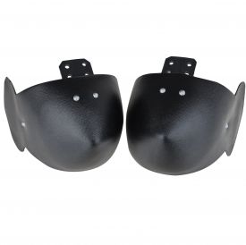 Налокотники матовые с боковыми лепестками (пара). Серия "Оникс"