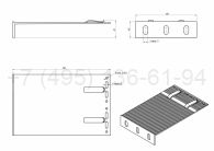 RLS-BR-XL-240150 Кронштейн усиленный  RLS  XL 240x150