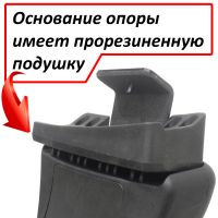 Багажник на крышу Renault Scenic III (2009-2016), ЕД, черные крыловидные дуги