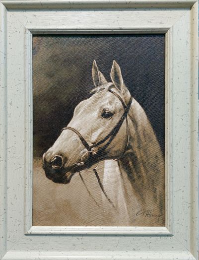 картина-талисман на холсте Байкальский скакун