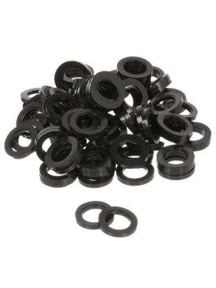 Прокладка уплотнительная 100 шт, 1", резина, СантехКреп, 2.8.4.Ф