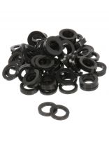 Прокладка уплотнительная 100 шт, 1", резина, СантехКреп, 2.8.4.Ф