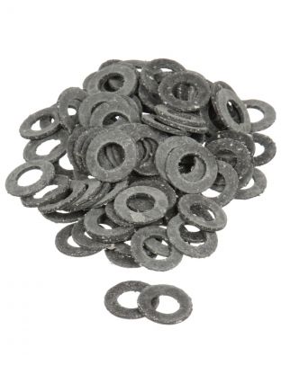 Прокладка уплотнительная 100 шт, 3/4", 14х24 мм, паронит, СантехКреп, 2.9.5.Ф