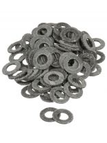 Прокладка уплотнительная 100 шт, 3/4", 14х24 мм, паронит, СантехКреп, 2.9.5.Ф