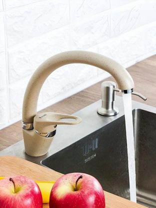 Смеситель для кухни, Frap, с картриджем, песочный, F4113-9