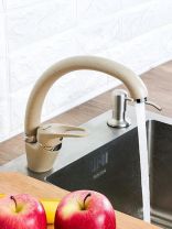 Смеситель для кухни, Frap, с картриджем, песочный, F4113-9