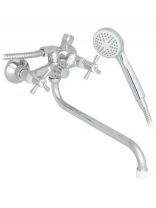 Смеситель для ванны, Frud, с кран-буксой, белый, R22118-7