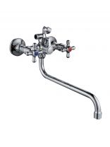 Смеситель для ванны, Gota Rocio, Barcelona, с кран-буксой, хром, 095710-GOTA