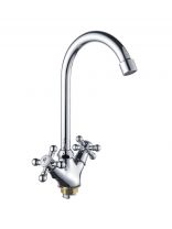 Смеситель для кухни, Эверест, с кран-буксой, хром, B41-333