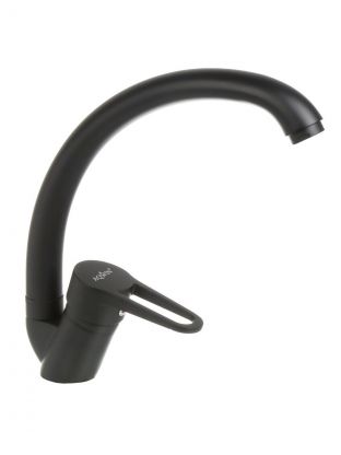 Смеситель для кухни, Aqwin, с картриджем, черный, A59270-6