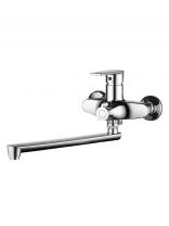 Смеситель для ванны, РМС, с картриджем, пластиковый корпус, PL6CH-006E