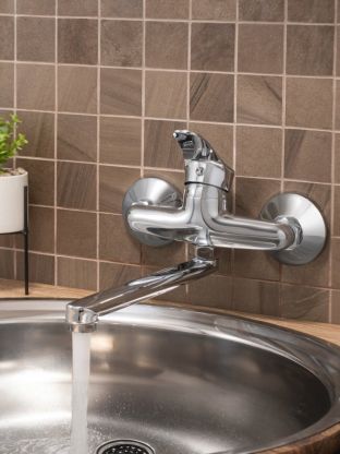 Смеситель для кухни, РМС, с картриджем, SL86-005