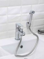 Смеситель для раковины, РМС, с картриджем, хром, SL141-001F-1