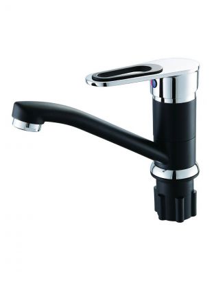 Смеситель для раковины, Эверест, с картриджем, черный, B45-274F