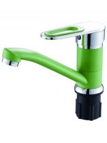 Смеситель для раковины, Эверест, с картриджем, зеленый, B45-274E