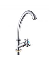 Смеситель для кухни, G.lauf, с кран-буксой, для одного типа воды, хром, JMX14-A605