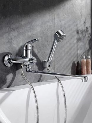 Смеситель для ванны, G.lauf, с картриджем, хром, KLO7-A048