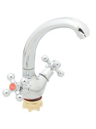 Смеситель для кухни, G.lauf, с кран-буксой, хром, QTZ4-C856