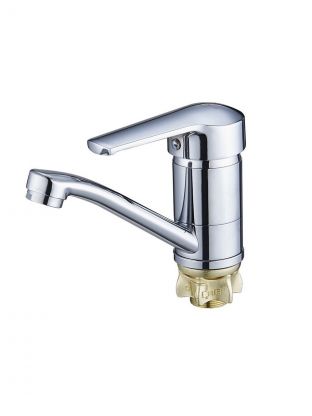 Смеситель для раковины, Solone, короткий излив, с картриджем, хром, SIT4-B182