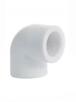 Уголок полипропилен, d20 мм, 90 °, внутренняя/внутренняя, белый, РосТурПласт