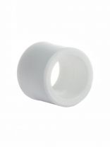 Муфта полипропилен, d32 мм, белая, РосТурПласт