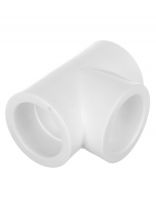 Тройник полипропилен, d32 мм, белый, Valfex