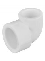 Уголок переходной полипропилен, d32/25 мм, 90 °, внутренняя/внутренняя, белый, Valfex