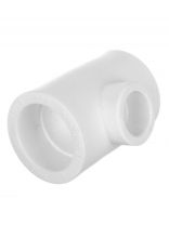 Тройник переходной полипропилен, 32х25х20 мм, белый, РосТурПласт