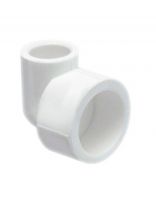 Уголок переходной полипропилен, d25/20 мм, внутренняя/внутренняя, белый, РосТурПласт
