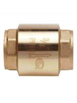 Клапан обратный 3/4", г-г, шток латунь, AquaLink