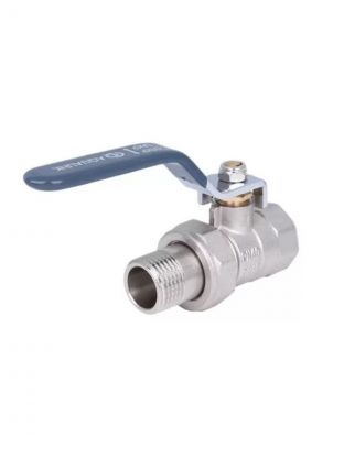 Кран для воды с американкой 3/4", г-ш, ручка, AquaLink