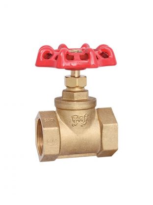 Вентиль для воды, 1/2'', г-г, красный, ProFactor