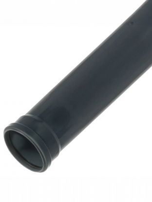 Труба канализационная внутренняя, диаметр 50х3000х1.8 мм, полипропилен, Мультимирпласт, серая