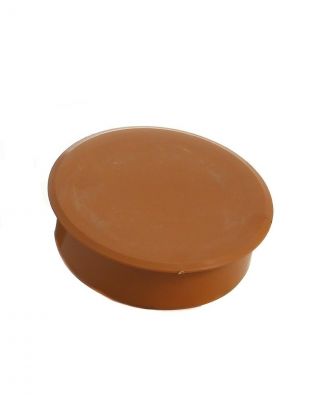 Заглушка канализационная 160 мм, Мультимирпласт, наружная, рыжая, ЗГЛ НК 160