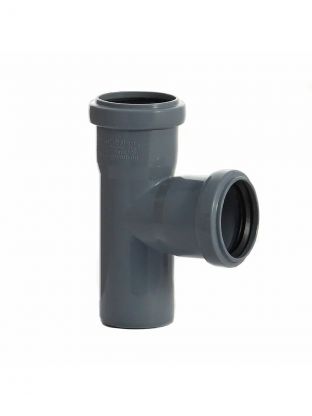 Тройник канализационный 32х32 мм, 90 °, РосТурПласт, 37035