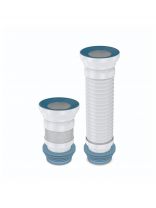 Гофра для унитаза армированная, 280-350 мм, Aquanova, 7013