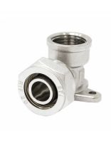 Уголок 16х1/2" мм, внутренняя резьба, с креплением, STI