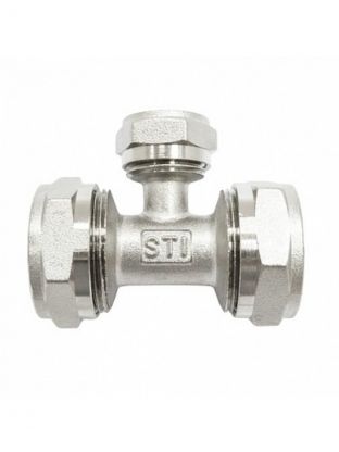 Тройник 20х16х20 мм, внутренняя резьба, STI