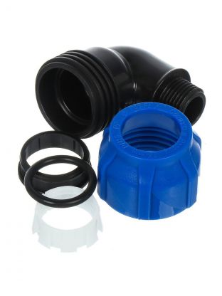 ПНД уголок d25х1/2'', наружная резьба, Valfex