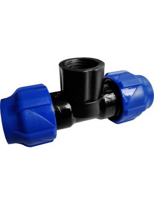 ПНД тройник d32х1/2'', внутренняя резьба, переходной, Valfex