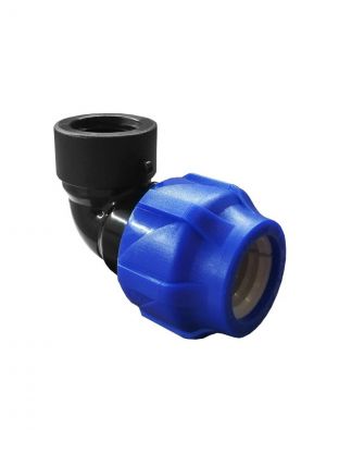 ПНД уголок d40х1 1/4", внутренняя резьба, Valfex