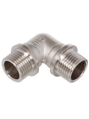 Уголок 1/2'', 90 °, ш-ш, никель, индивидуальная упаковка, РосТурПласт