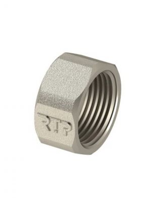 Заглушка 3/4", г, никель, РосТурПласт